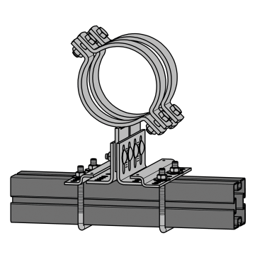 MPT-vodící příchytka typ FA a FGA Typ FA, bez kluzné destičky