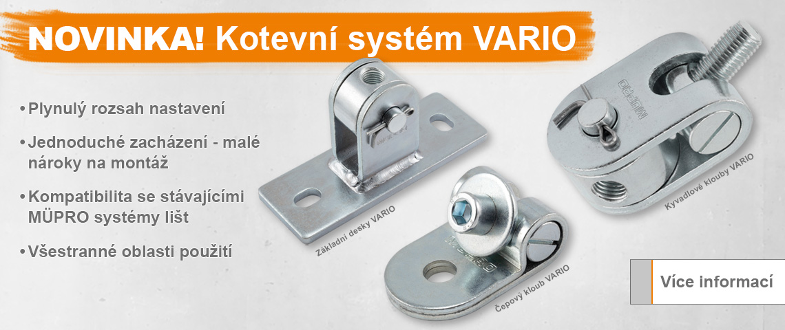 Slider VARIO Abspannsystem